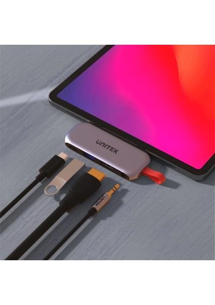 Unıtek Usb-C 4in1 Unıversal Dockıng IPAD (D1070A)