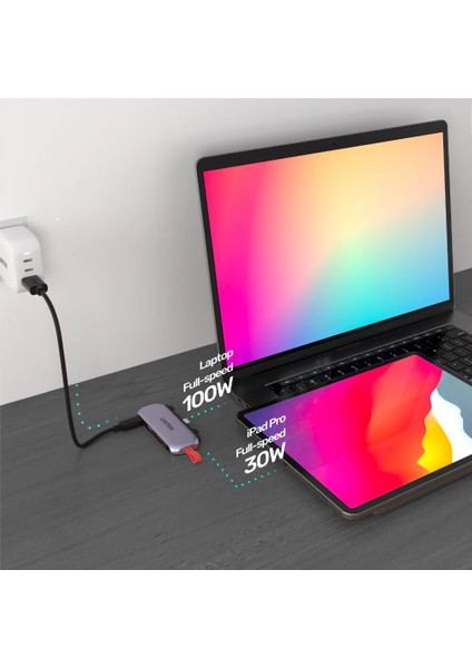 Unıtek Usb-C 4in1 Unıversal Dockıng IPAD (D1070A)