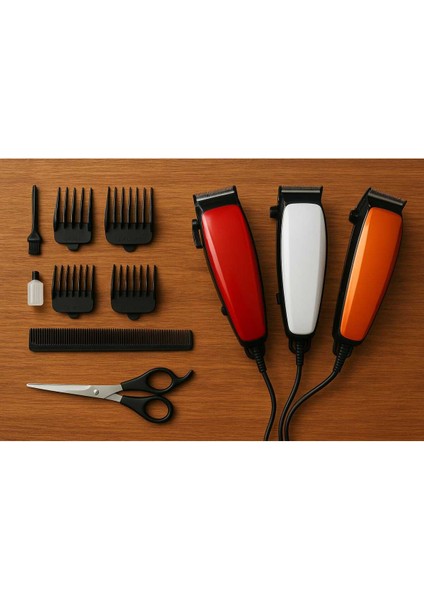 Kırmızı Renkli Profesyonel Tıraş Makinesi, Keskin ve Güçlü Performans fiyatları