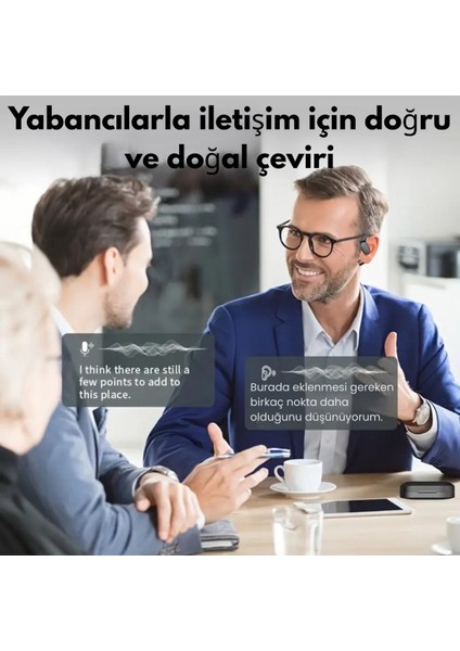 Aı Smart Translate Kulaklık – Kablosuz Gürültü Önleyici Bluetooth Headset | Spor, Seyahat ve Günlük Kullanım Için