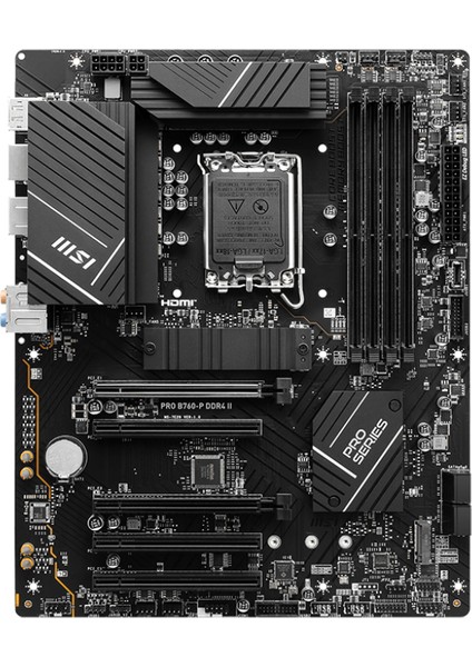 Msı Pro B760-P Ddr4 Iı 5333(OC) Pcı-E M.2 HDMI Dp Atx 1700P fiyatları