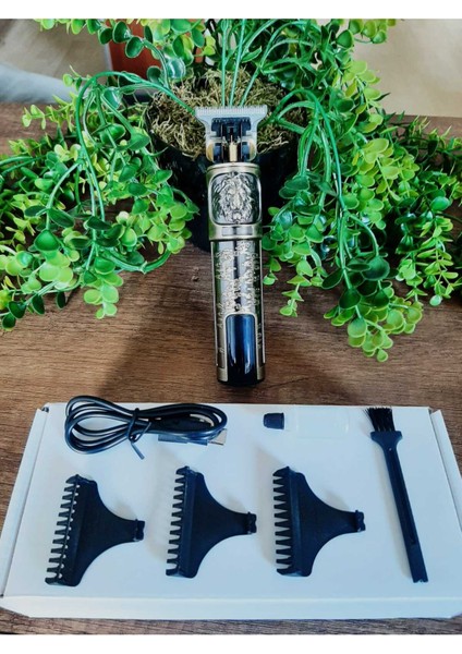 Sarı T-Bıçak Saç ve Sakal Kesim Cihazı, Kolay Kullanım ve Şık Tasarım fırsatları