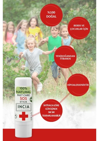 INCIA%100 Doğal Sos Stick Anlık Yatıştırıcı Organik Yalancı Iğde Hızlı Koruma Bitkisel 6 G fırsatları