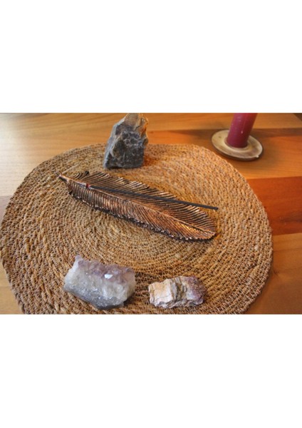 Yaprak Özel Tasarım Çubuk Tütsülük Kahverengi fırsatları