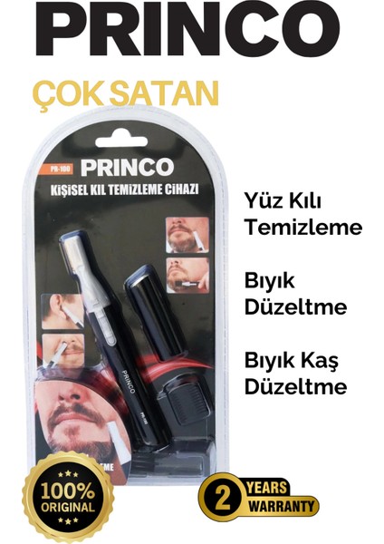 PRC100 Çok Fonksiyonlu Yüz ve Kaş Tıraş Makinesi Siyah