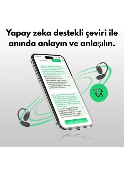 Aı Smart Translate Kulaklık – Kablosuz Gürültü Önleyici Bluetooth Headset | Spor, Seyahat ve Günlük Kullanım Için indirimleri