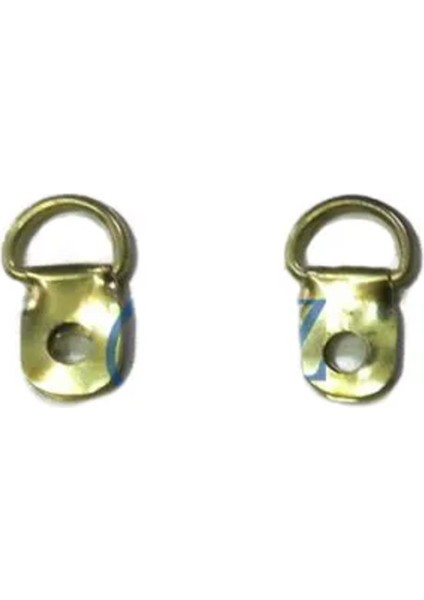 Sarı Renkli Tel Resim ve Tablo Askısı, 10 Adet, 10X14MM