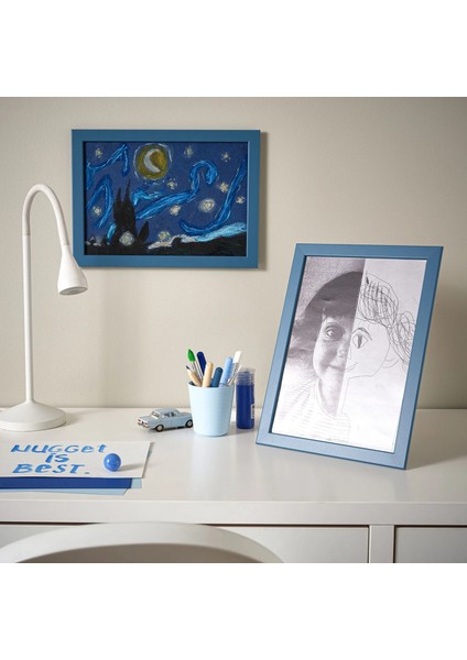 Fiskbo Renkli Çerçeve Mavi 21 x 30 cm modelleri