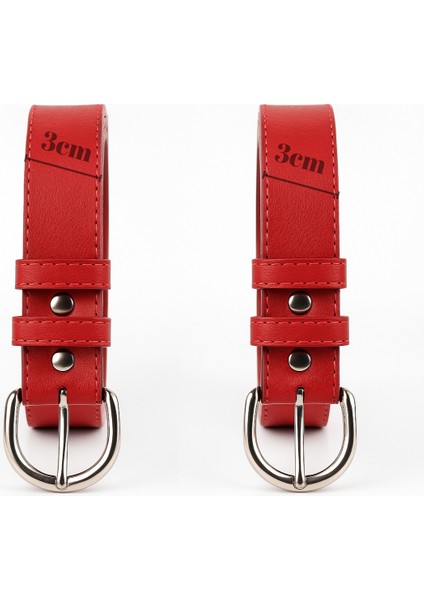 Anne Kız Kemer Seti Deri 3 cm Şık Kemer Kot ve Kumaş Pantolonlara Uygun Hediye Kombin modelleri