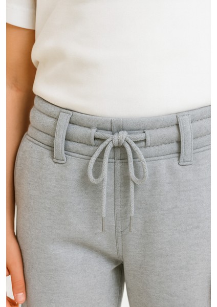 Okul Için Gri Jogger Pantolon modelleri