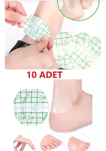10 Adet Ayakkabı Vurma Sürtünme Önleyici Su Geçirmez Bant Kulak Koruyucu Medikal Bant Yara Bandı fiyatları