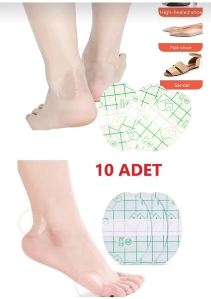 10 Adet Ayakkabı Vurma Sürtünme Önleyici Su Geçirmez Bant Kulak Koruyucu Medikal Bant Yara Bandı modelleri