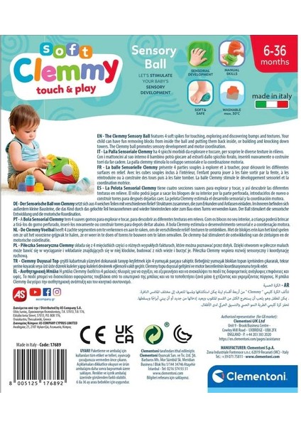 Baby Clementoni Yumuşak Blok Duygusal Top 17689 modelleri