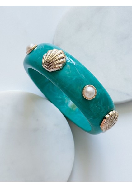 Kemik Midyeli Renkli Bilezik