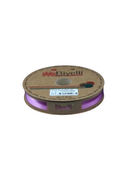 Biye Saten Katlı 068 Gül Kurusu 2 cm 25 Metre %100 Polyester