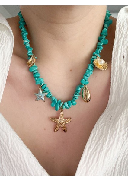 Mercan Deniz Charm Kolye