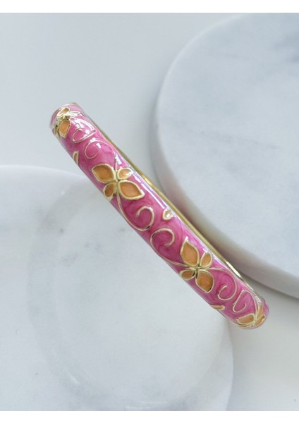 Mineli Çiçekli Bileklik