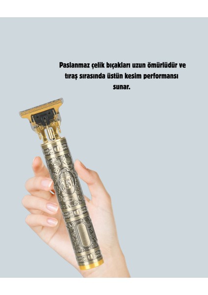 Şarjlı Titanyum Bıçaklı Çok Renkli Saç Kesme Makinesi fiyatları