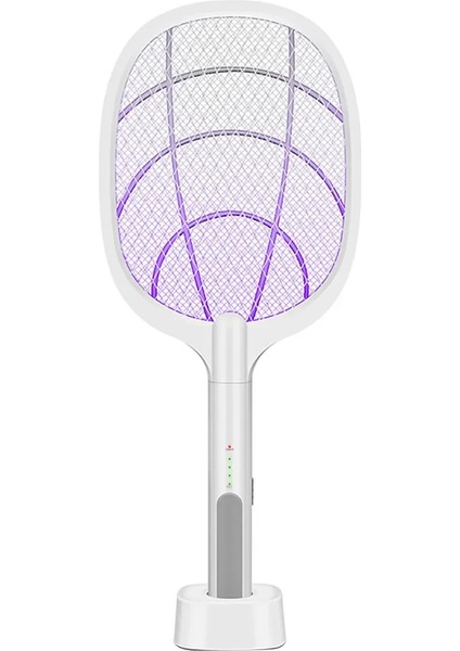 Masaüstü Standlı Şarjlı Sinek Öldürücü-Sinek Kovucu Raket (5250)