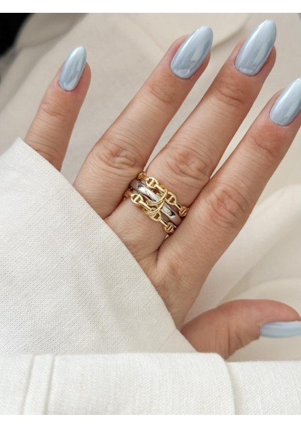 3lü Halkalı Yüzük