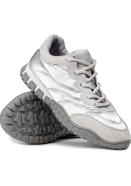 Kadın Gümüş Renk Sneaker Ayakkabı - 55157ZGMSC01 modelleri