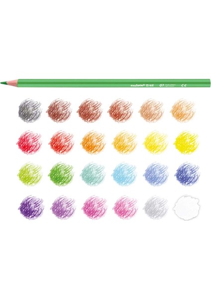 Carioca Tita Maxi Üçgen Kuru Boya Kalemi 12LI fiyatları