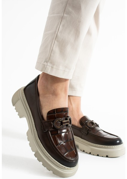 Berlin Kahve Hakiki Deri Casual Ayakkabı