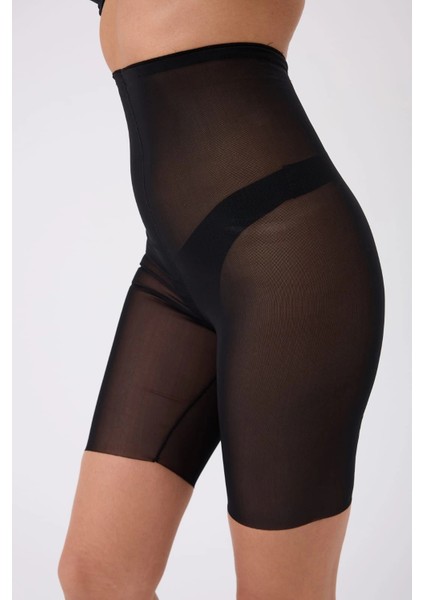 Freshness 0007 Lazer Kesim Tül Yüksek Bel Şort Korse fiyatları