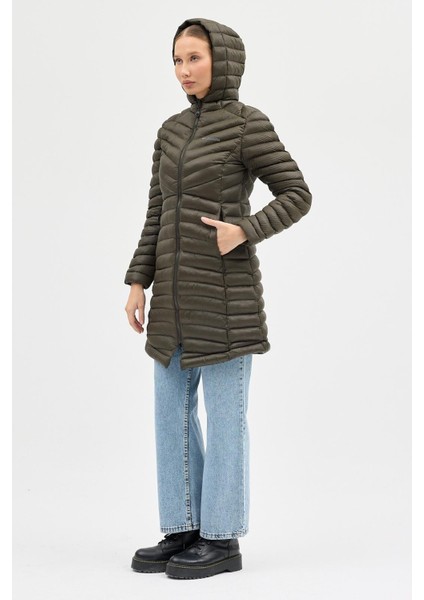 Omnı Heat Haki Termal Dar Kesim Kadın Kaban fiyatları