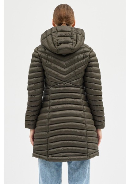 Omnı Heat Haki Termal Dar Kesim Kadın Kaban indirimleri