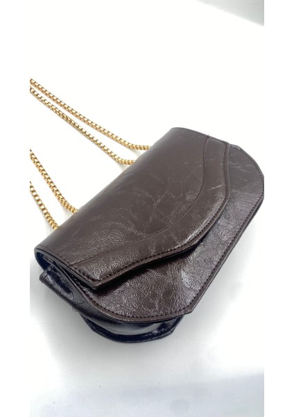 Kadın 3 Bölmeli Gold Detaylı Zincir Omuz Çantası fiyatları