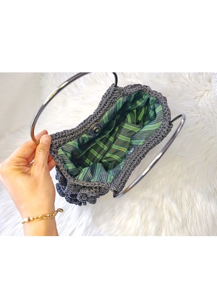 El Örgüsü Gül Motifli Gece/gündüz El Çantası fiyatları