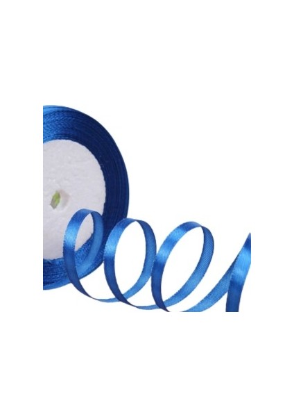 Saten Kurdele 2 cm 10 Metre Indigo