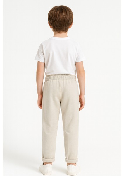 Bej Rengi Jogger Okul Pantolonu fiyatları