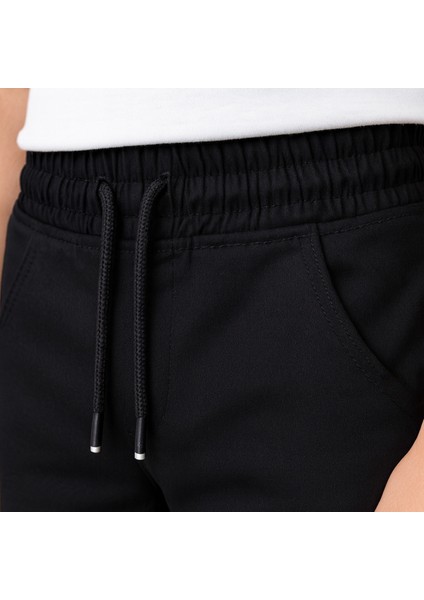 Sportif ve Konforlu Siyah Kot Okul Pantolonu modelleri