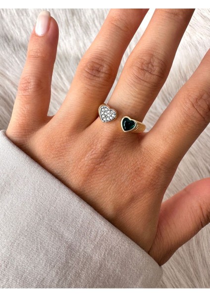 Kalpli Taşlı Yüzük