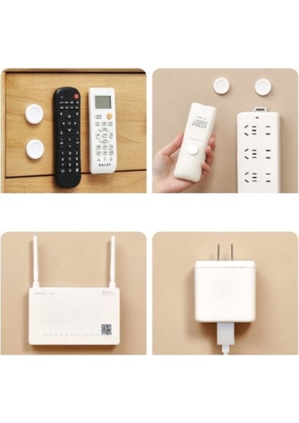 Çok Amaçlı Mıknatıslı Kumanda ve Telefon Tutucu Seti, Renkli ve Kullanışlı 2 Adet modelleri
