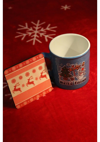 Yılbaşı Kupası ve Bardak Altlığı