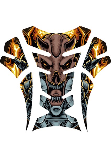 Motosiklet Depo Tank Pad ve Çamurluk Sticker Seti | 3D Kabartmalı Uv Dtf Kaliteli Koruyucu Sticker | Tüm Motor Modellerine Uyumlu