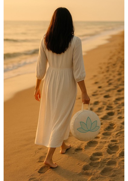 Zafu Meditasyon Minderi – Karabuğday Dolgulu, Rahat ve Destekleyici Yoga Minderi fiyatları