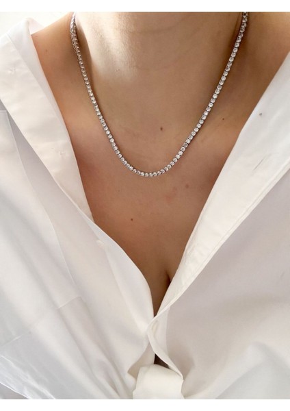 Döküm Su Yolu Kolye 3mm