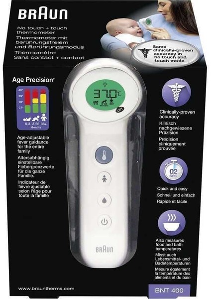 Braun BNT400WE Temassız Ateş Ölçer fiyatları