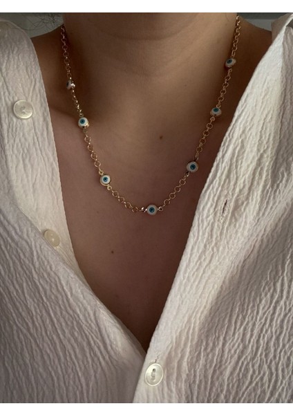 Nazar Nazar Zincir Kolye modelleri