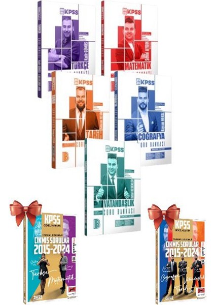 2025 Kpss Tamamı Çözümlü Soru Bankası Seti ve Yargı Yayınları Kpss Son 10 Yıl Çıkmış Soruları