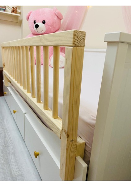 150X50 Hemnes Divan Uyumlu (Naturel) Geçmeli Yatak Bariyeri, Trabzan, Korkuluk fiyatları