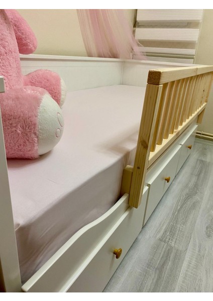 150X50 Hemnes Divan Uyumlu (Naturel) Geçmeli Yatak Bariyeri, Trabzan, Korkuluk modelleri