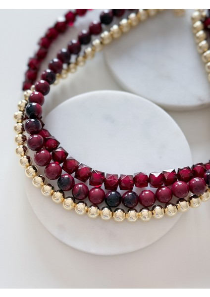 Boncuk-Topçuk 3lü Kolye fiyatları