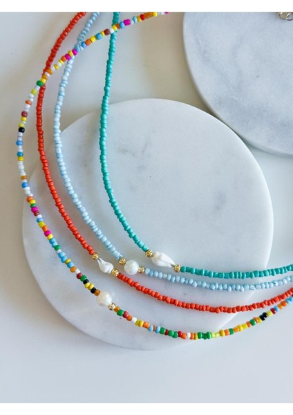 4lü Boncuk Kolye Kombini