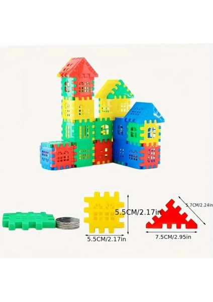 Puzzle City 3D Yapı ve Tasarım Blokları Parça Eğitici Oyuncak Puzzle Blok Set Eğlenceli Oyuncak modelleri