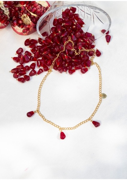 3 Murano Nar Taneli Kolye fiyatları